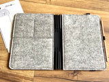 Taschenbegleiter BS_20 Leder M Roterfaden +Gratiskalender 2025