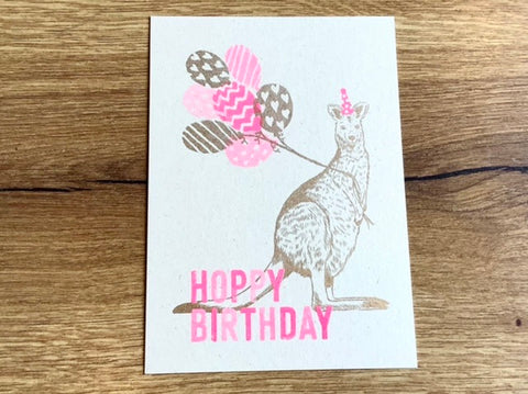 Postkarte Hoppy Birthday (Togethery)