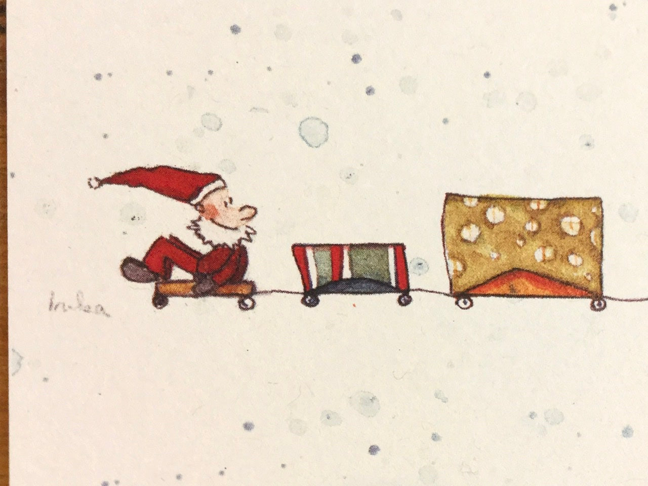 Postkarte Weihnachtsbriefbahn (Erichsen)