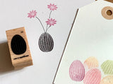 Stempel Vase / Ei (Cats on appletrees)