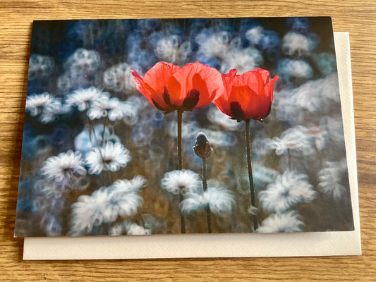 Briefkarte Orientalischer Mohn (art+nature)