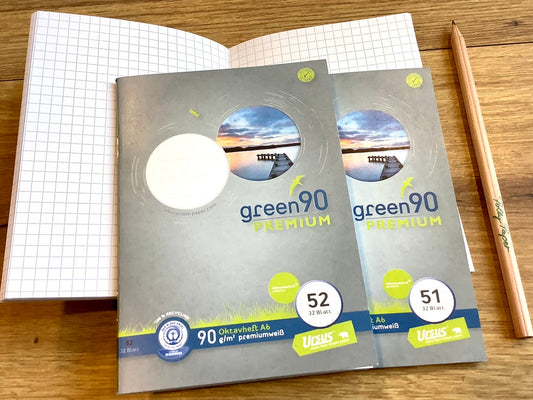 Oktavheft A6 Staufen 90g Recycling°