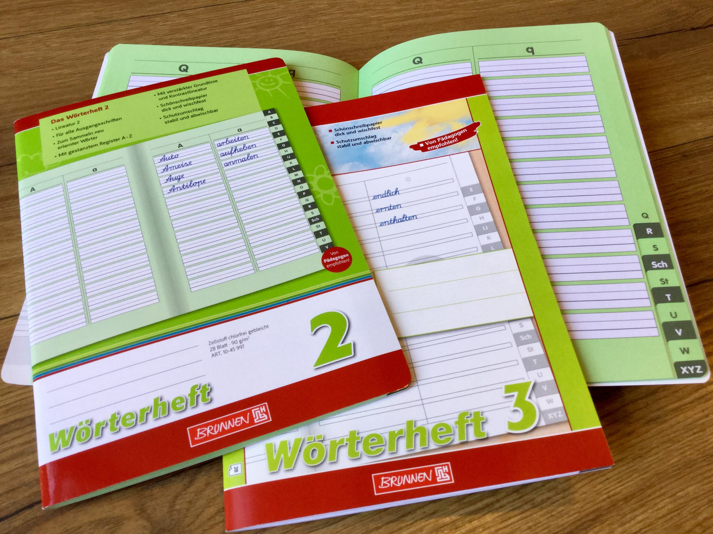 Wörterheft A5 Vokabelheft Register A-Z°