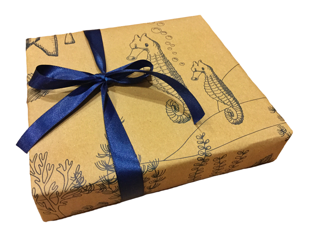 Geschenkpapier Unterwasserwelt Bow&H - Polly Paper