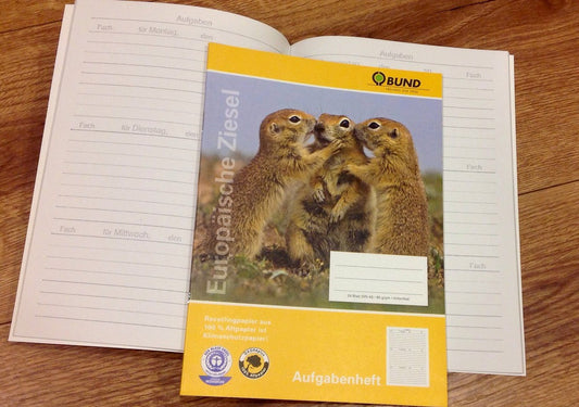 Aufgabenheft A5 BUND Ziesel - Polly Paper Schulbedarf in Berlin-Mitte