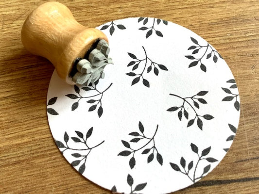 Ministempel Zweig klein (Bordschätze) - Polly Paper - Umweltfreundliche Schreibwaren
