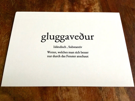 Postkarte Wortschatzkarte daniels cards 2°