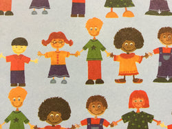 Geschenkpapier Kinder der Welt 50x70cm