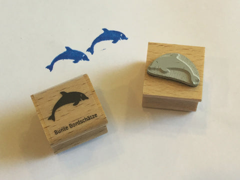 Stempel 2x2cm Delfin (Bordschätze)