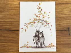 Postkarte Herbst (Inka Erichsen)