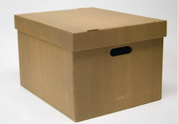 Rappelkiste Papiertiger 42x35x27 braun-schwarz