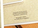 Berlin Notebook 10x15 kraft blanko