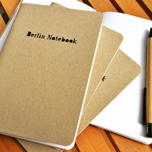Berlin Notebook 10x15 kraft blanko