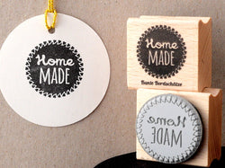 Stempel "Home made" 3x3cm (Bordschätze)