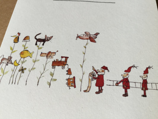 Briefkarte Weihnachtsgutschein (Erichsen)