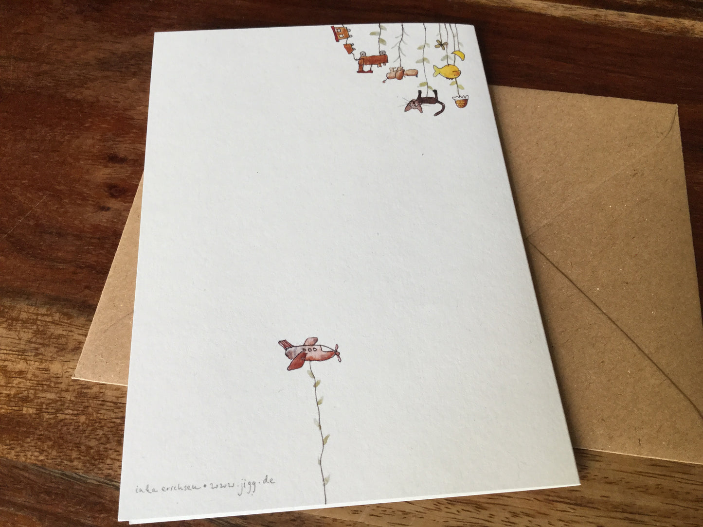 Briefkarte Weihnachtsgutschein (Erichsen)