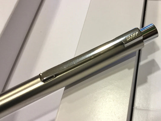 Kugelschreiber Lamy "econ" silber steel