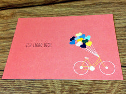 Postkarte Ich liebe Dich (ahoi)