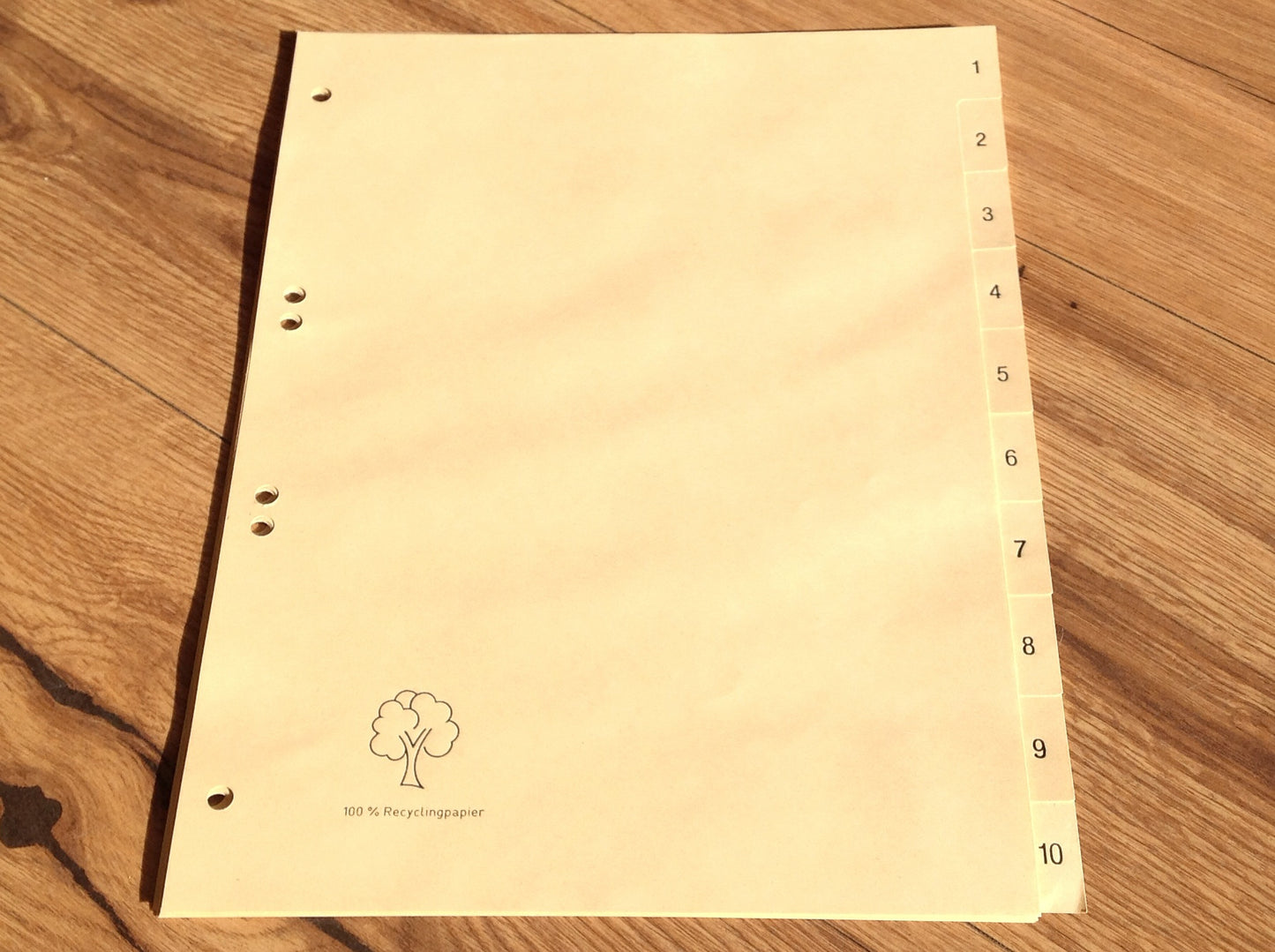 Register Tauen (1-5 /-10/-20) A4 Papier