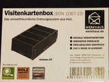 Visitenkartenbox Karteikasten A8 Werkhaus