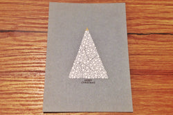Postkarte Merry X-Mas Baum (ahoi)