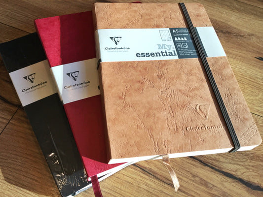 Notizbuch A5 Bullet Journal nummerierte Seiten mit 90g von Clairefontaine - erhältlich bei Polly Paper Schreibwaren in Berlin-Mitte
