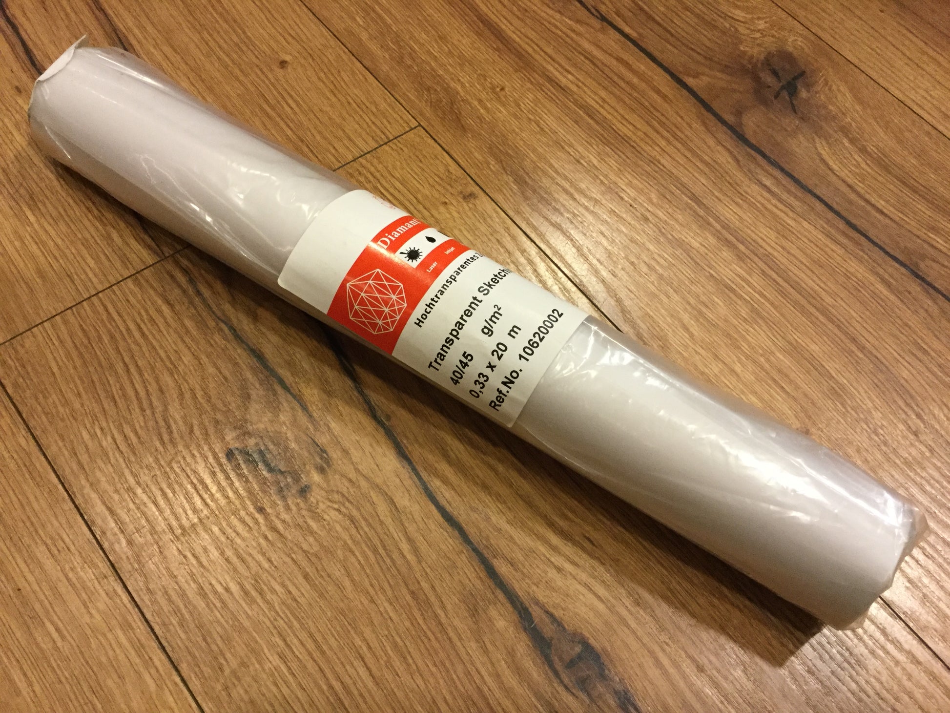 Skizzenrolle Transparentpapier 20m 33cm