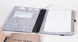 Taschenbegleiter BS_20 Leder M Roterfaden +Gratiskalender 2025