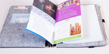 Taschenbegleiter BS_20 Leder M Roterfaden +Gratiskalender 2025