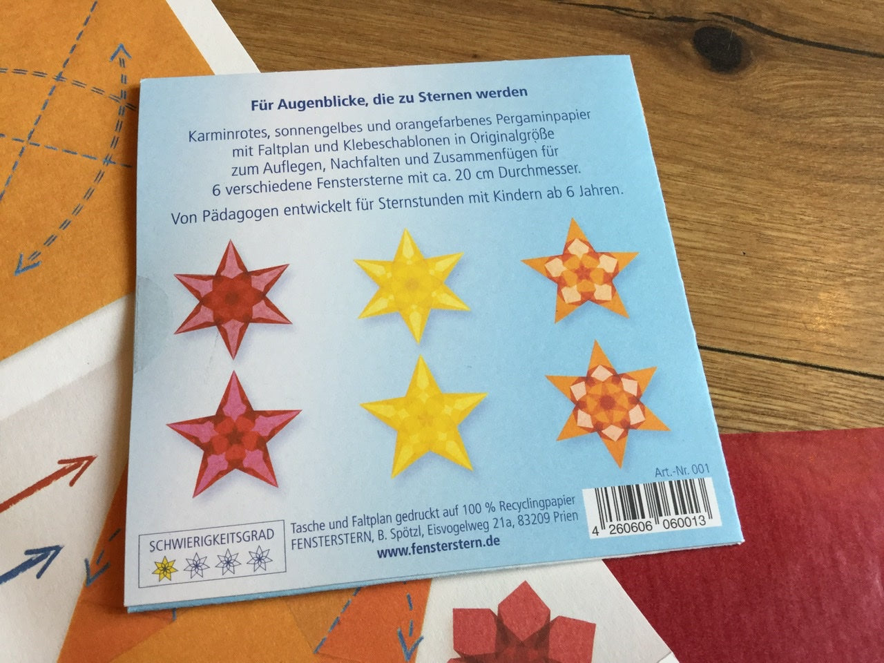 Fenstersterne X-Mas Bastelset Advent°
