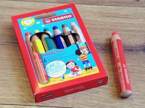Stabilo Woody 6 Farbstifte - Polly Paper