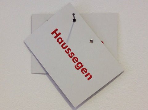Postkarte Haussegen (Schwarze Kunst) Böse - Polly Paper
