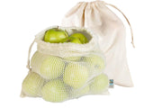 Obstbeutel Gemüsebeutel Biobaumwolle 2St.