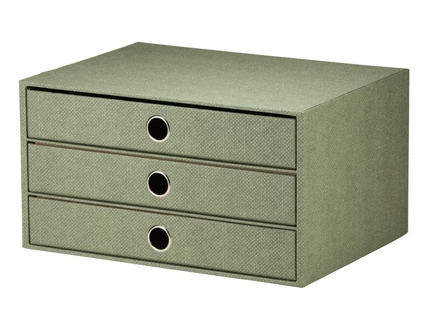 Schubladenbox 3er A4 salbeigrün S.O.H.O. Rössler