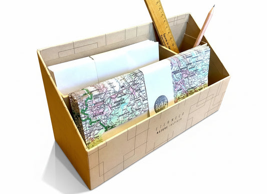 Briefständer Hartpappe naturbraun Eterneco