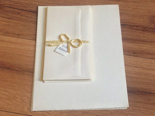 Briefpapier-Set Bütten Chamois DFW - Polly Paper