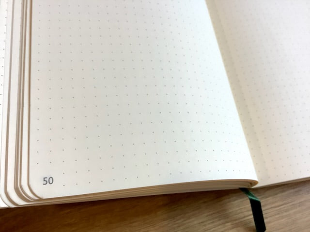 Notizbuch A5 Bullet Journal nummerierte Seiten mit 90g von Clairefontaine - erhältlich bei Polly Paper Schreibwaren in Berlin-Mitte