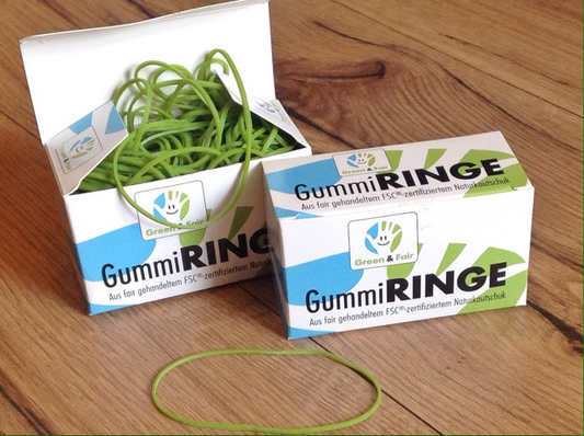 Gummiringe Green Tips FSC 50g° - Polly Paper