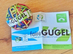 Gummiringe-Ball FSC "Faire Gugel" - Polly Paper