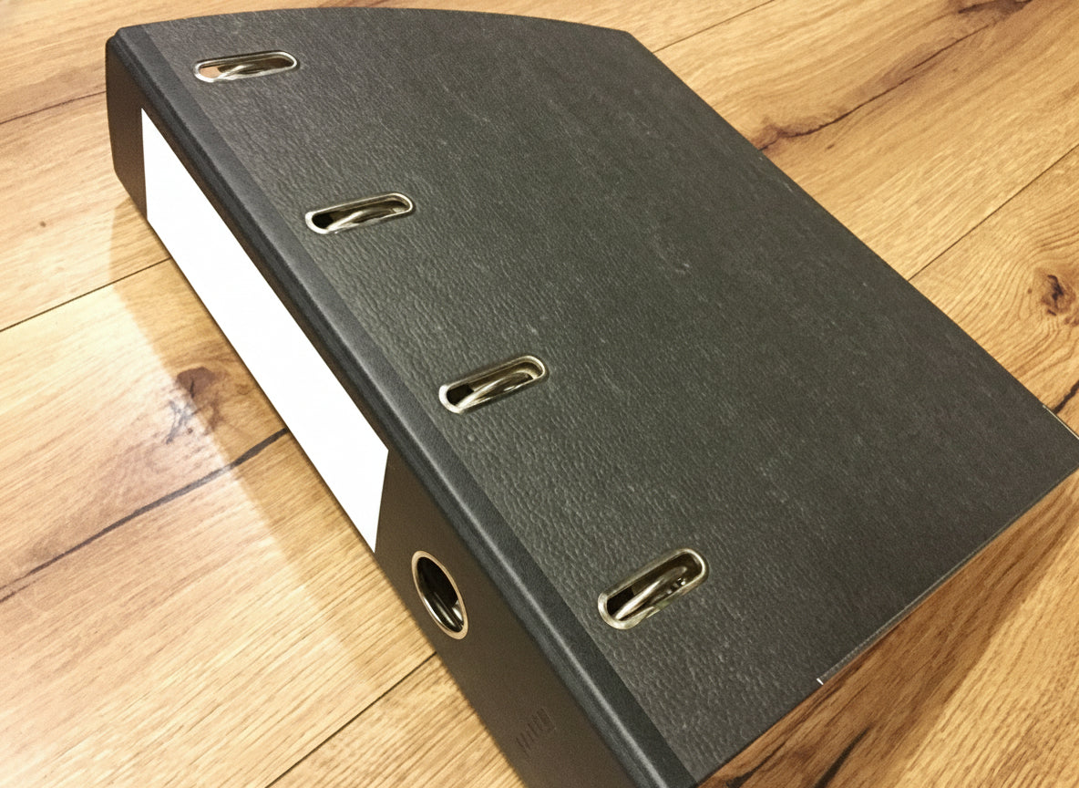 Doppelordner für Kontoauszüge etc. schwarz Herlitz