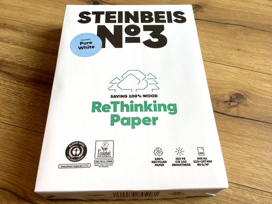 Druckerpapier N°3 Steinbeis A4 80g 500Bl.