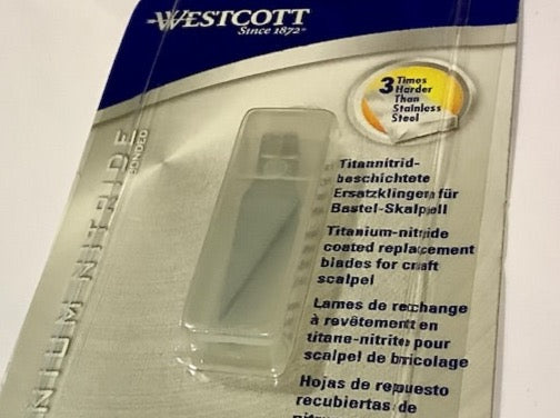 Ersatzklingen Skalpell 5St. 48mm Titannitrit Westcott