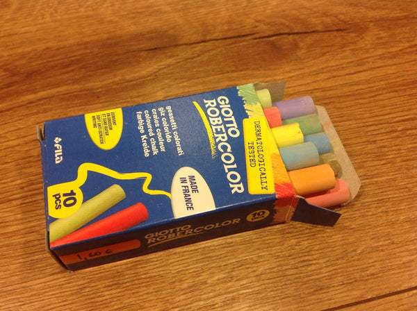 Tafelkreide rund color 10St Giotto - Polly Paper