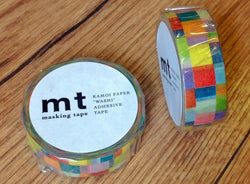 mt washi tape mosaic bright - Polly Paper
