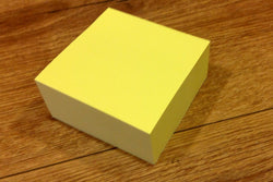 Haftnotiz-Quader gelb 75x75 memo - Polly Paper