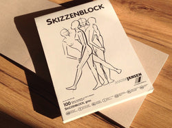 Skizzenblock grau 24x34 RC MJ - Polly Paper