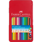 Buntstifte 12 Metalletui wasservermalbar Faber-Castell