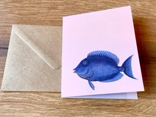 Kleine Grußkarte A7 Wassertiere („30x40“) RC°