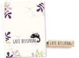 Stempel „Gute Besserung“ (Cats on appletrees)
