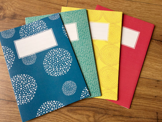 Heftschoner A5 minouki Recyclingpapier°